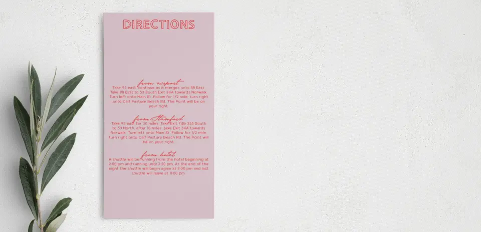 Step Information Card