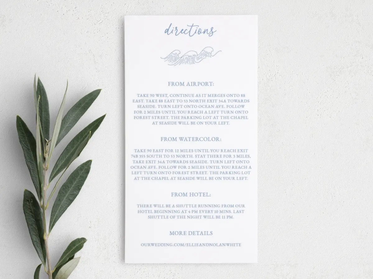 Step Information Card