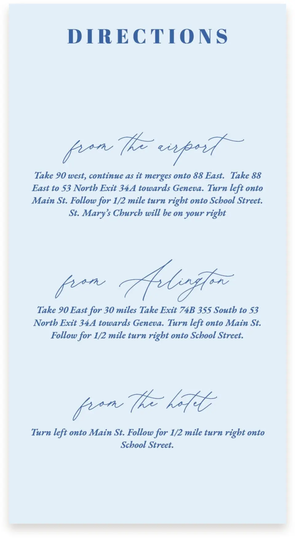 This is a  4" x 7.5" Information Cards (Pocket Invitation) called Forever and Ever printed in full color on Premium Smooth paper