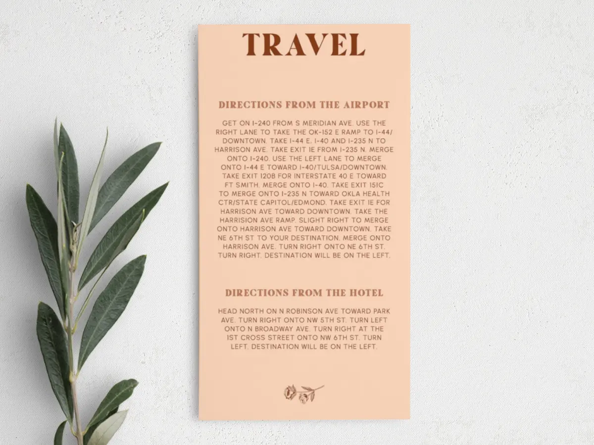 Step Information Card