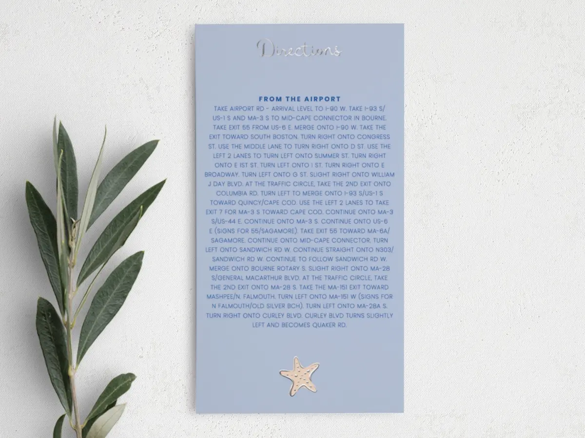 Step Information Card
