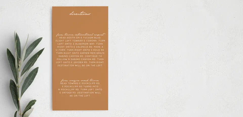 Step Information Card