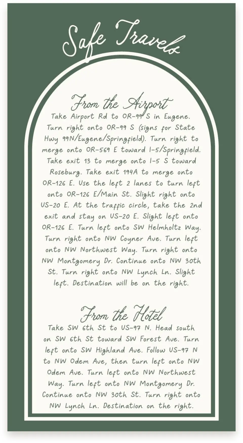 This is a  4" x 7.5" Information Cards (Pocket Invitation) called Elevated Adventures printed in full color on Premium Smooth paper