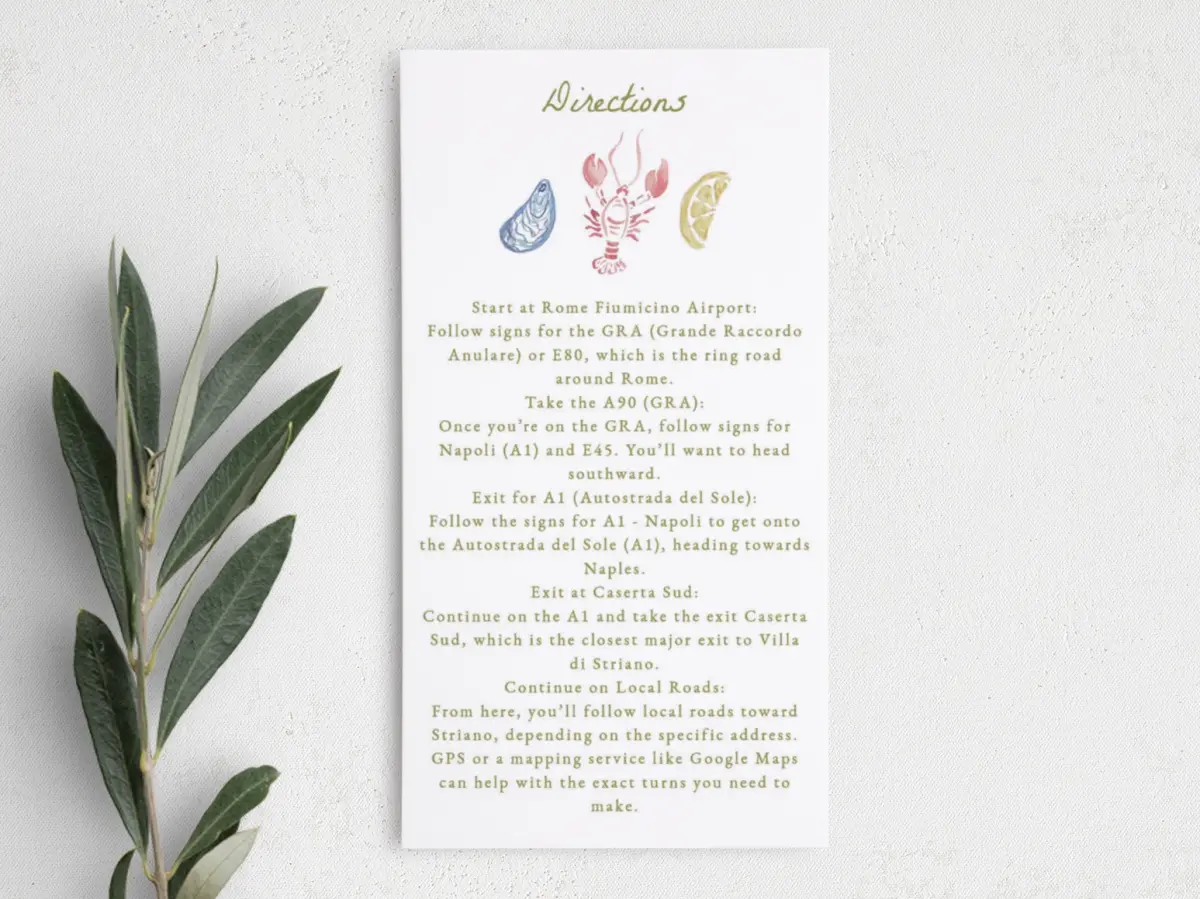 Step Information Card