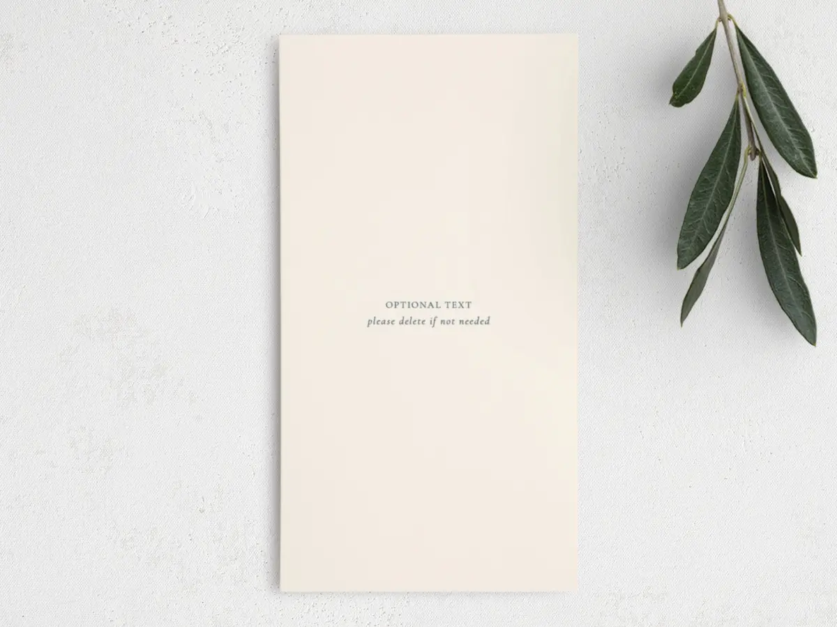 Step Information Card Back View