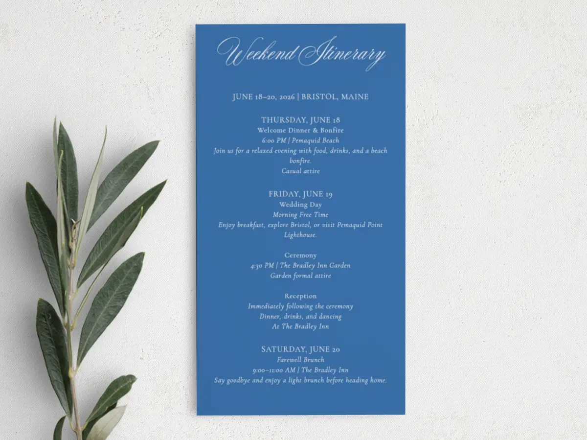Step Information Card