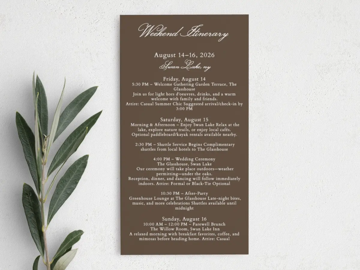 Step Information Card