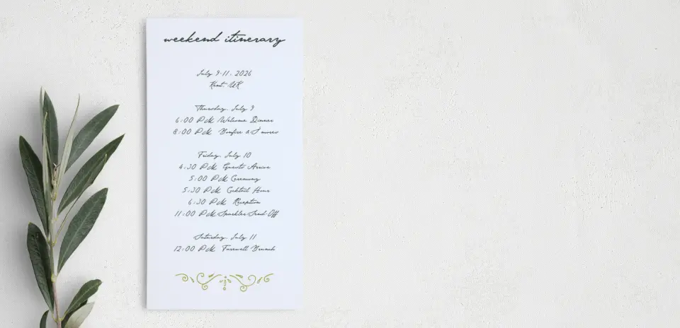 Step Information Card