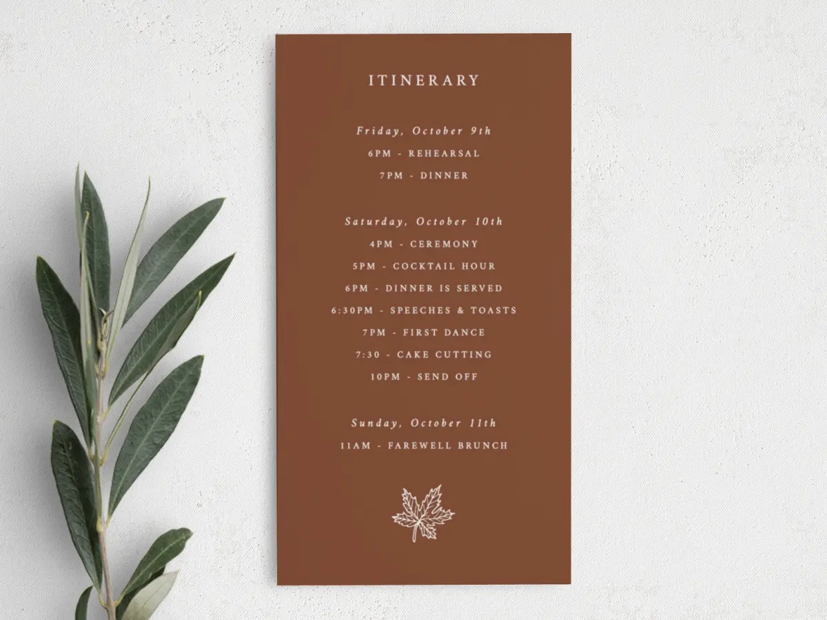 Step Information Card