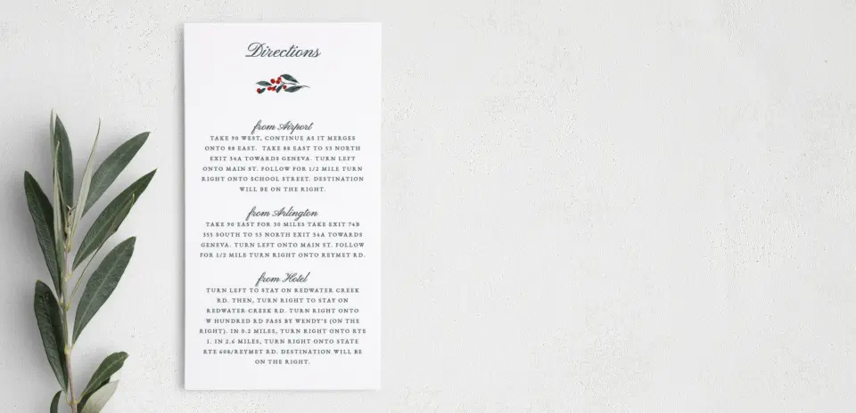 Step Information Card