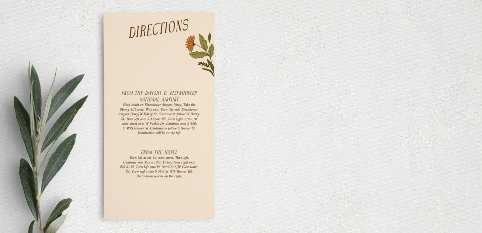 Step Information Card