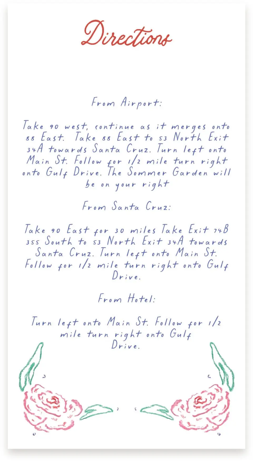 This is a  4" x 7.5" Information Cards (Pocket Invitation) called Whimsy Love printed in full color on Premium Smooth paper