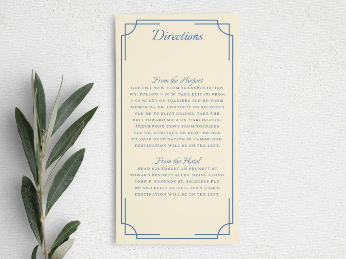 Step Information Card