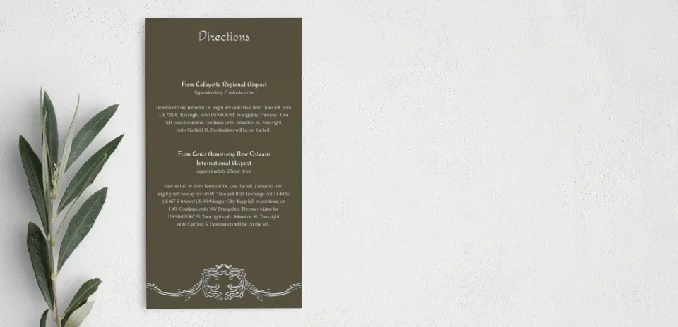 Step Information Card