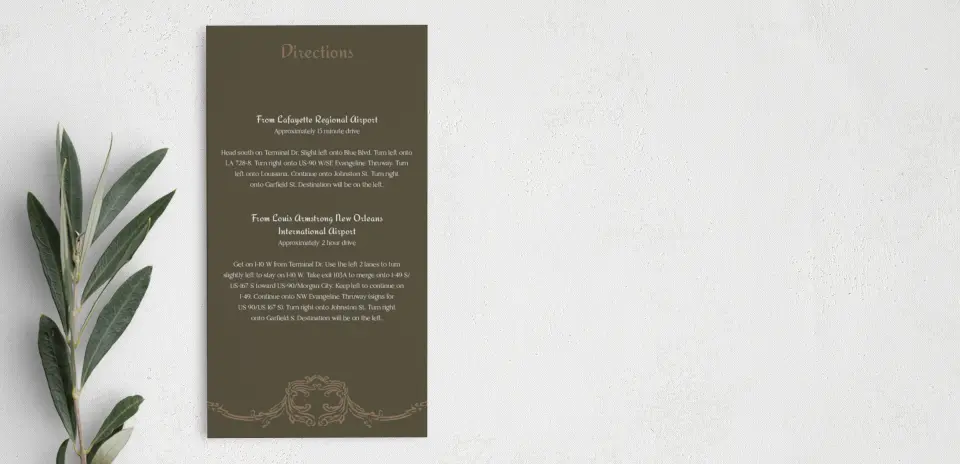 Step Information Card