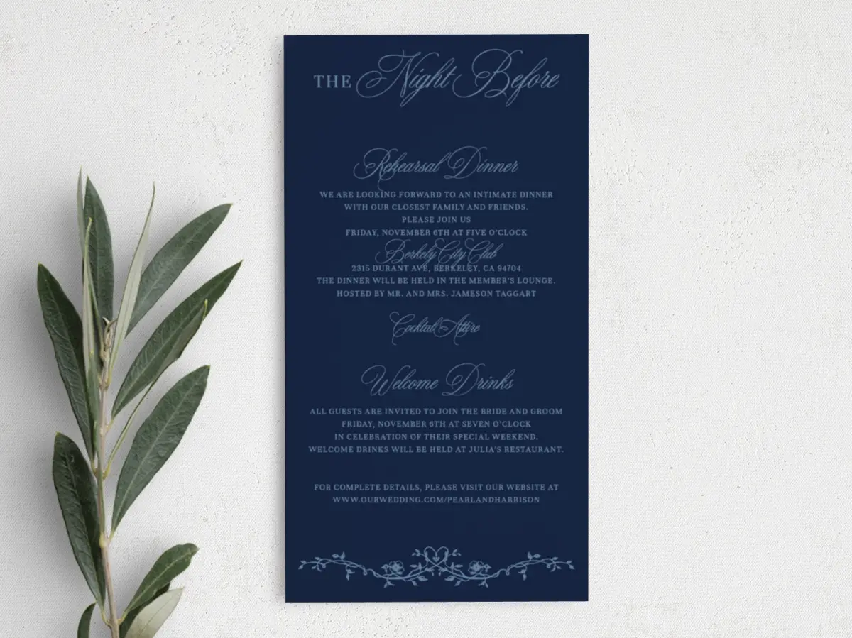 Step Information Card