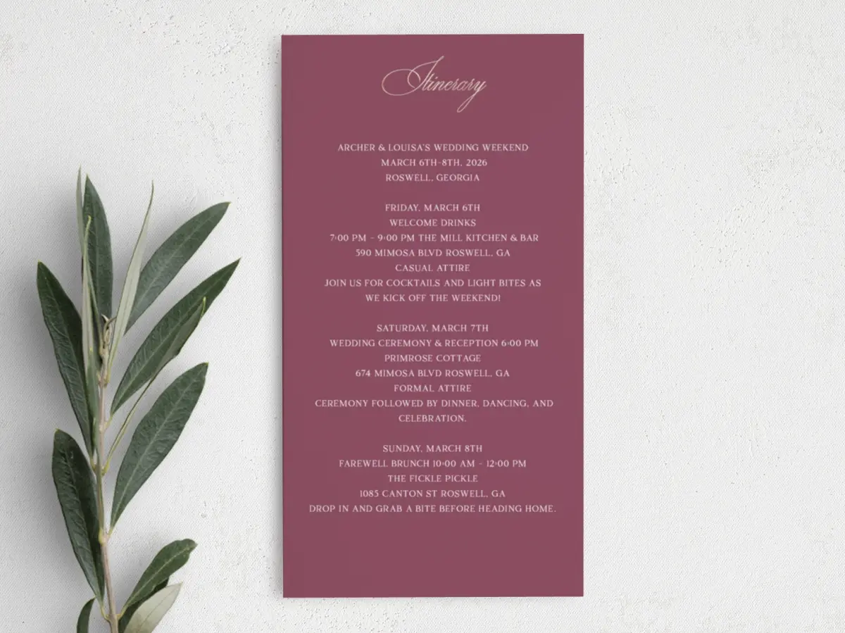 Step Information Card