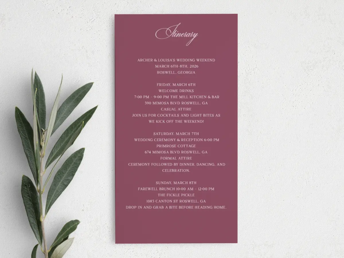 Step Information Card