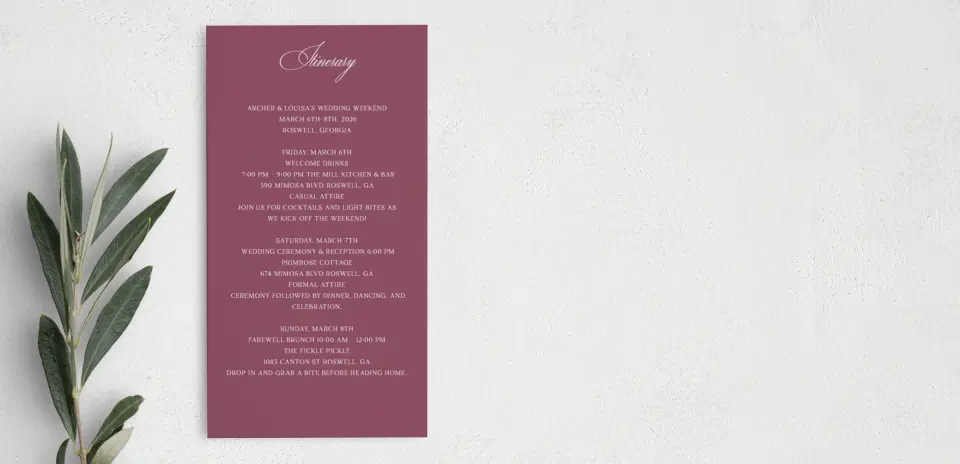 Step Information Card