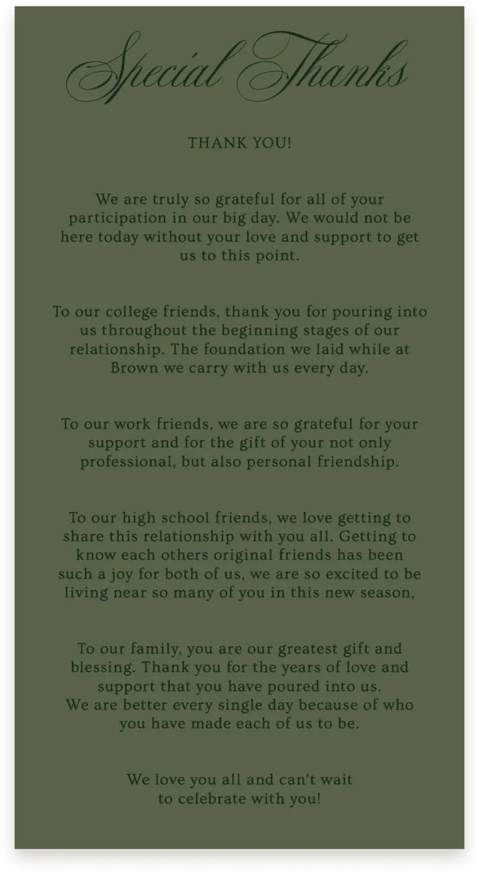 This is a  4" x 7.5" Information Cards (Pocket Invitation) called Hillsborough printed in full color on Premium Smooth paper