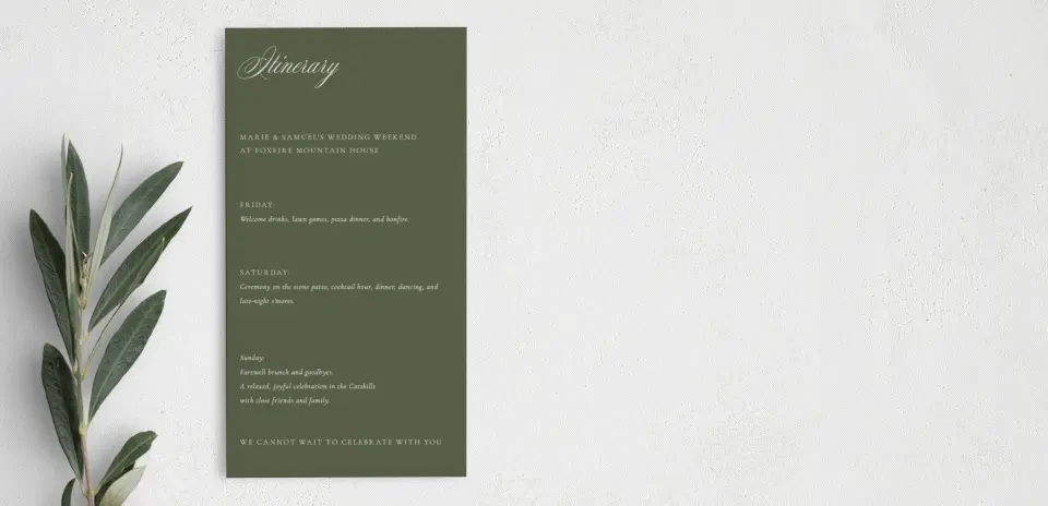 Step Information Card