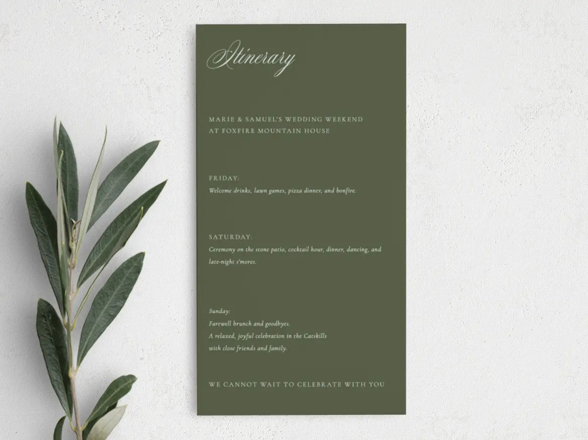 Step Information Card
