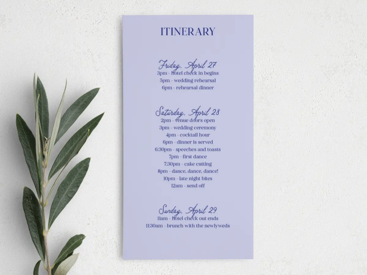 Step Information Card