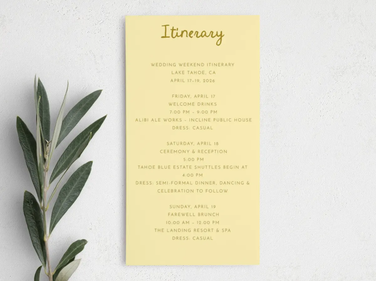 Step Information Card