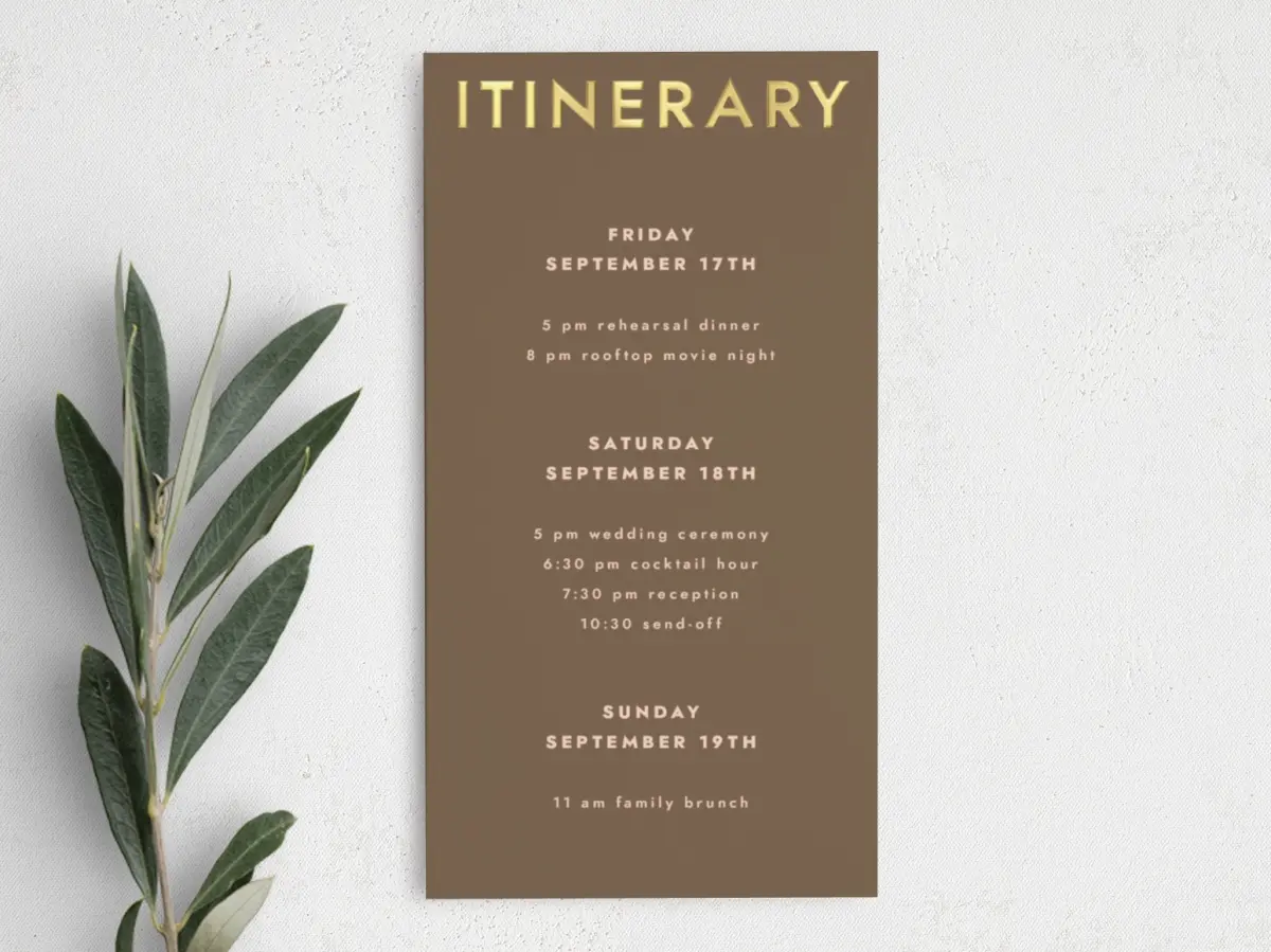 Step Information Card