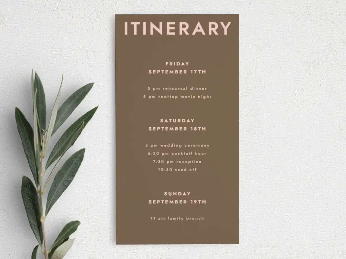 Step Information Card