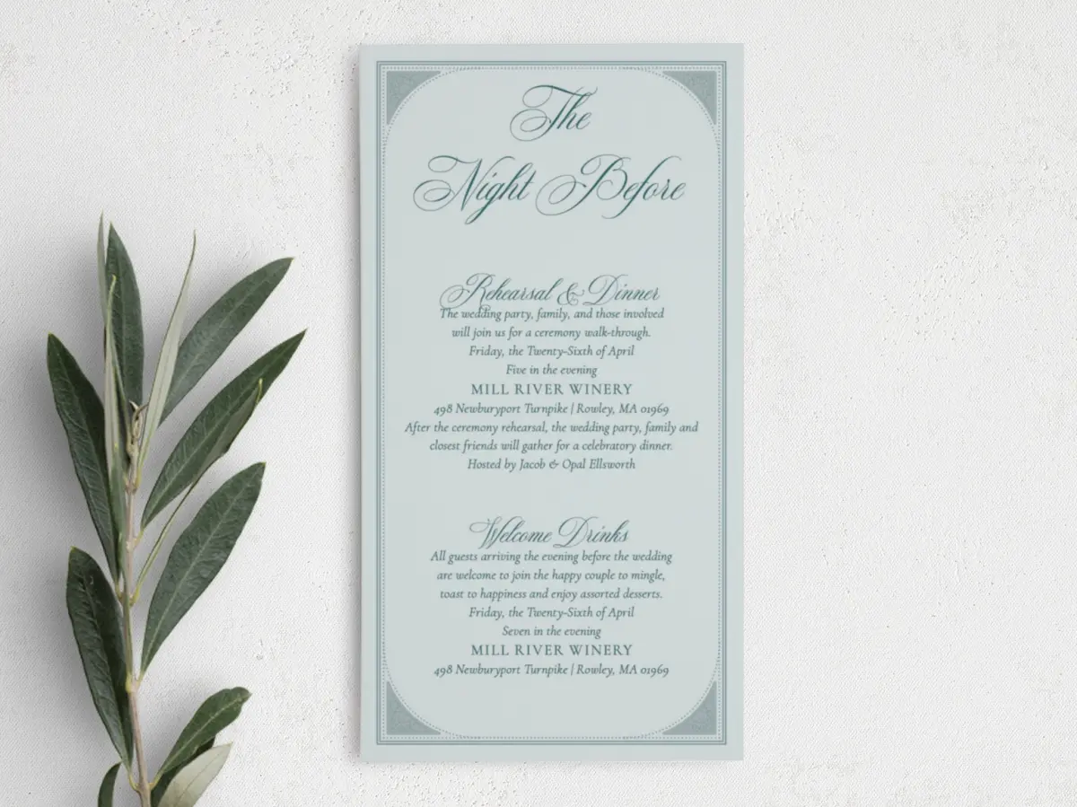Step Information Card