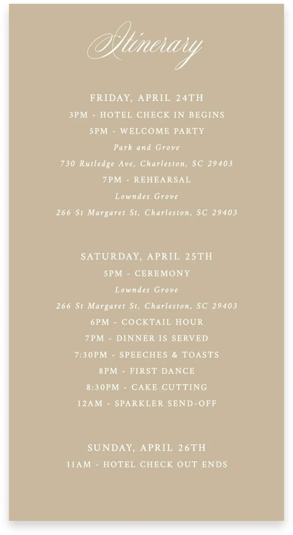 This is a  4" x 7.5" Information Cards (Pocket Invitation) called Elegant Shell printed in full color with Silver foil on Luxe Satin (coated) paper