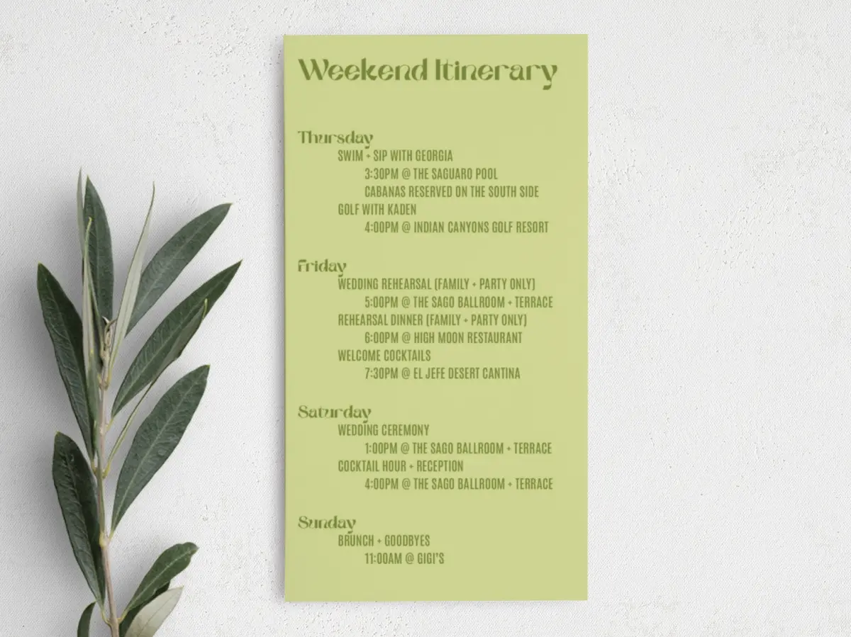 Step Information Card