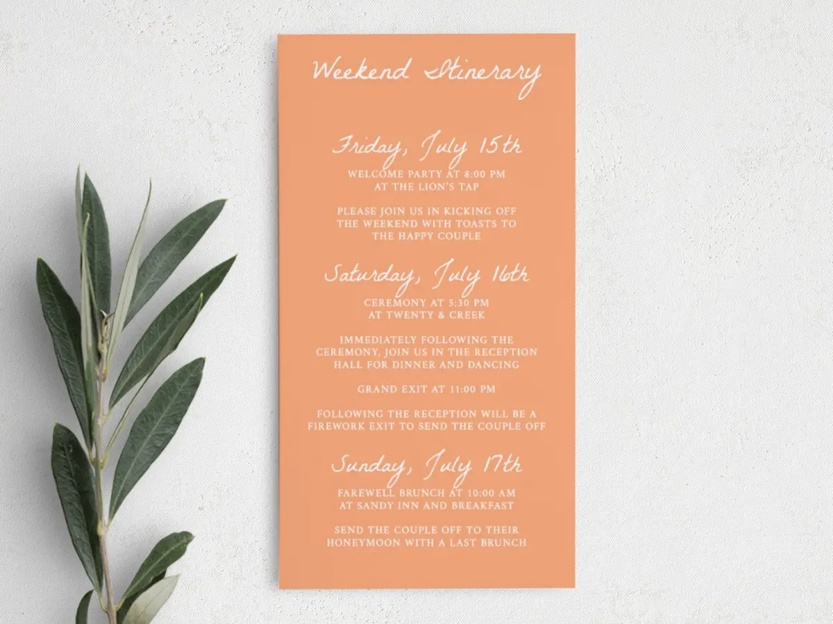 Step Information Card