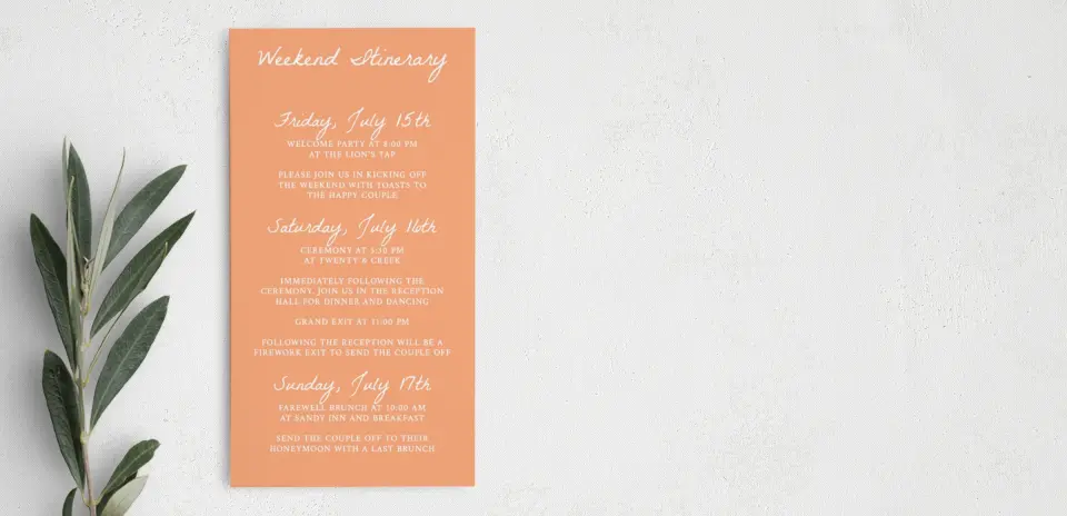 Step Information Card