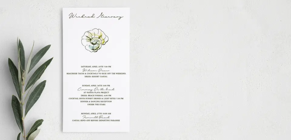 Step Information Card