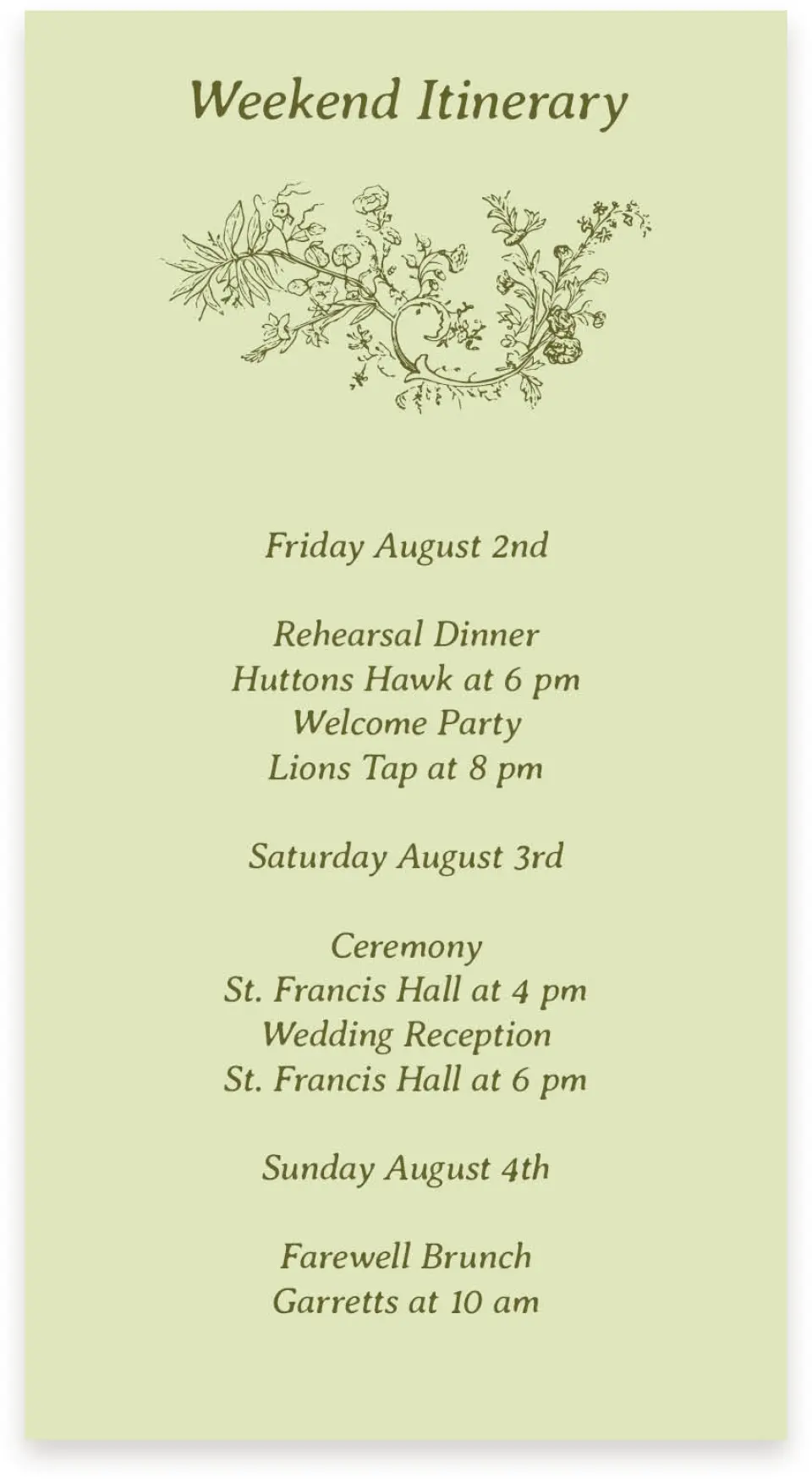 This is a  4" x 7.5" Information Cards (Pocket Invitation) called Vintage Chinoiserie printed in full color with Silver foil on Luxe Satin (coated) paper