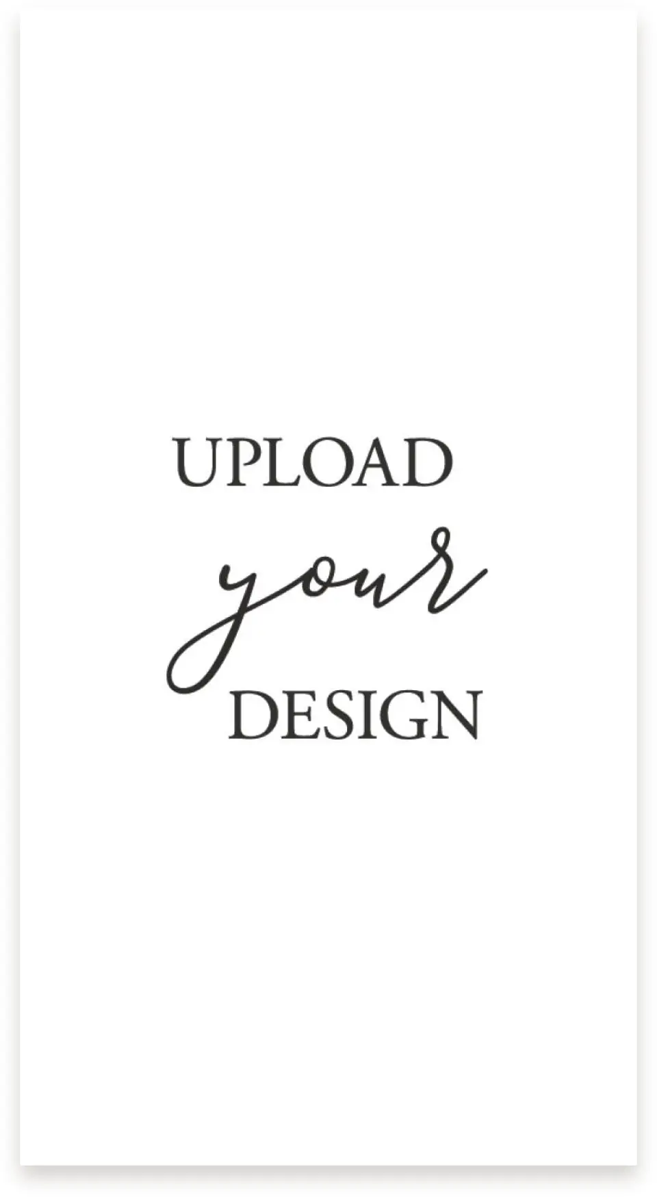 This is a 4" x 7½" Upload Your Design called Upload Your Design, 4" x 7½" Cards printed in full color on Premium Smooth paper