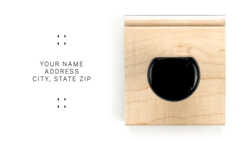 This is a 1 3/4" x 2" Rubber Stamp called Ravishing printed in full color