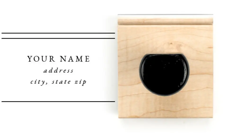 This is a 1 3/4" x 2" Rubber Stamp called Harmonious Stripes printed in full color