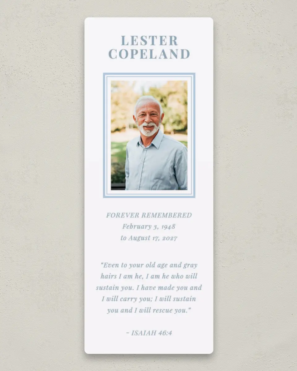 This is a 2¼" x 5⅞" Save the Date Magnet called Forever in Frame printed in full color with a Luxe Satin finish