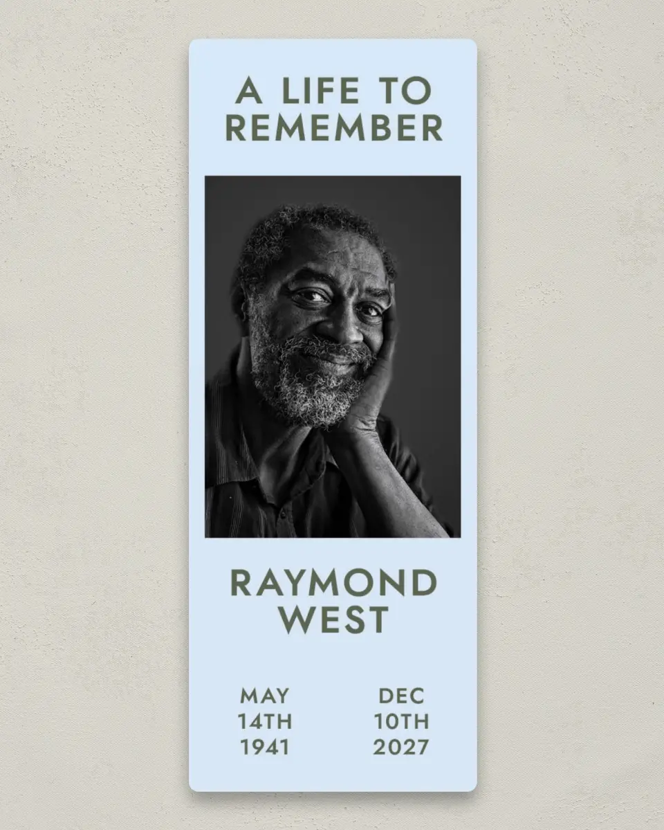 This is a 2¼" x 5⅞" Save the Date Magnet called Typed Memories printed in full color with a Luxe Satin finish