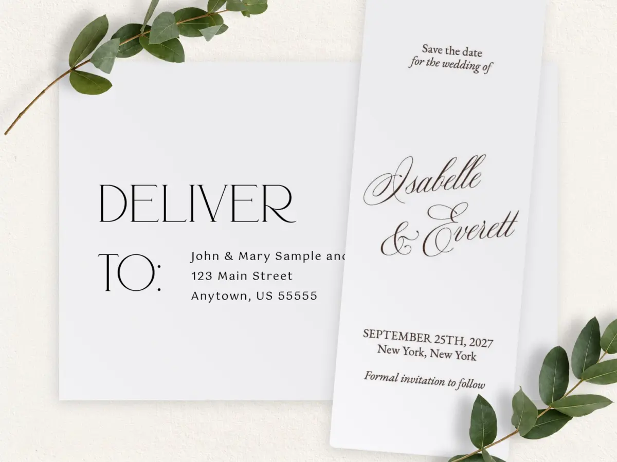 Front & Envelope