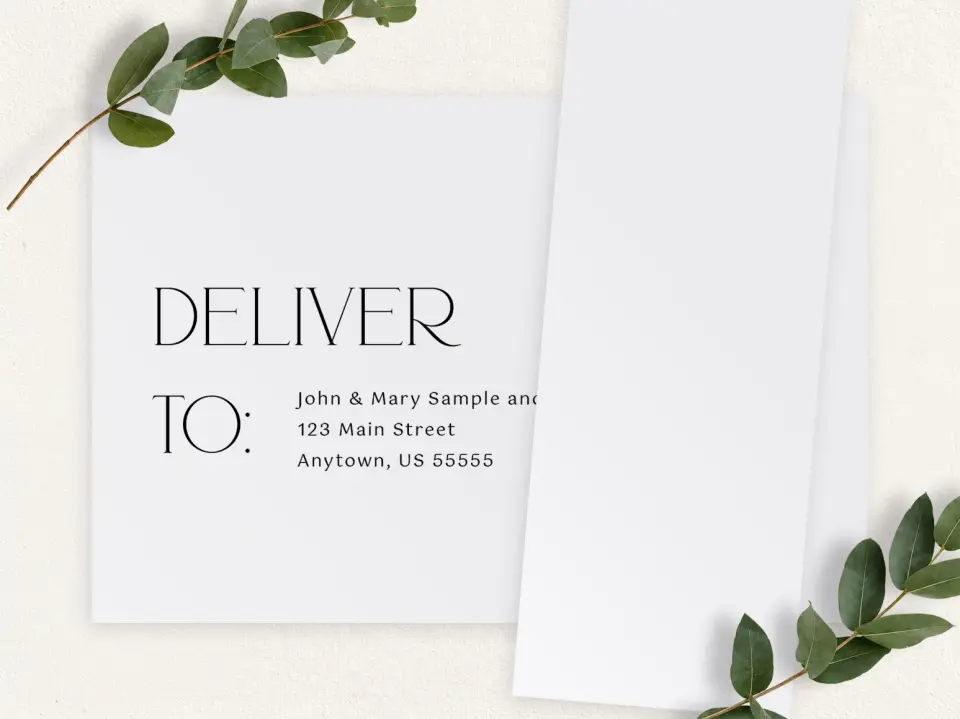 Front & Envelope