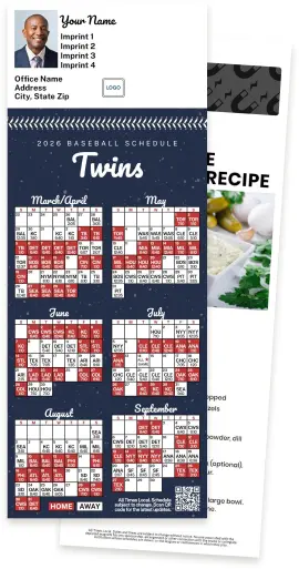 Custom Minnesota Twins Baseball Schedule Magnets | Free Samples| Truly  Engaging