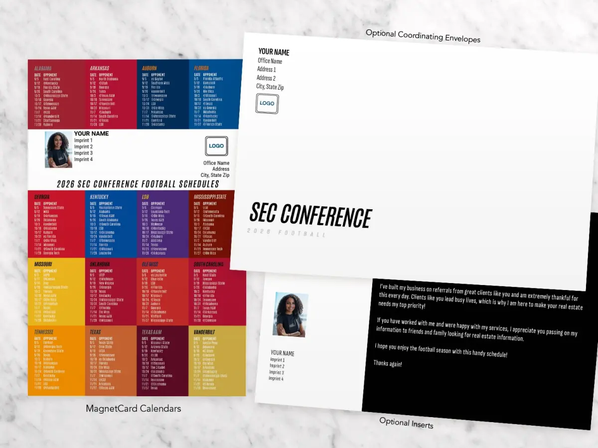 MagnetCard with Optional Inserts and Optional Envelopes