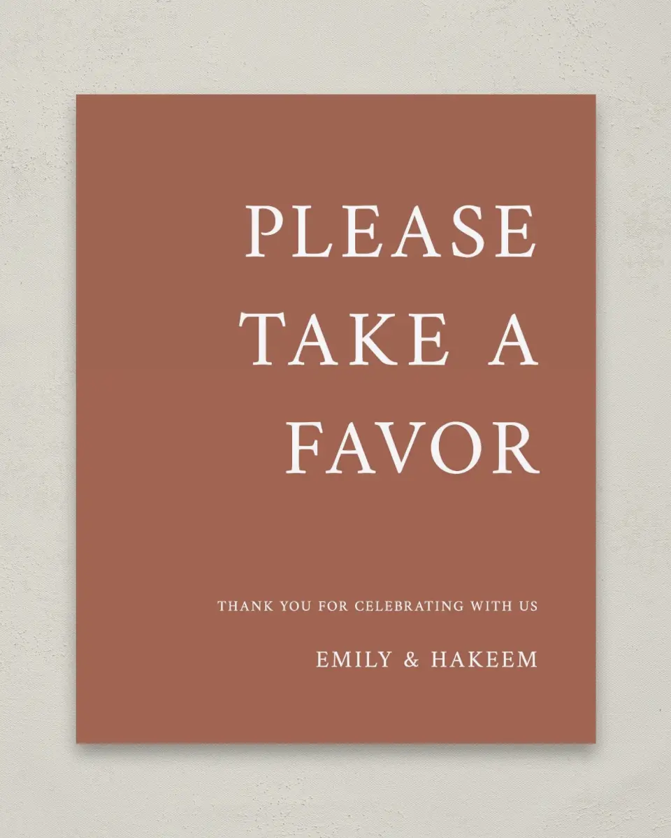 This is a 8" x 10" Favor Sign called Timeless Truth printed in full color with Gold foil