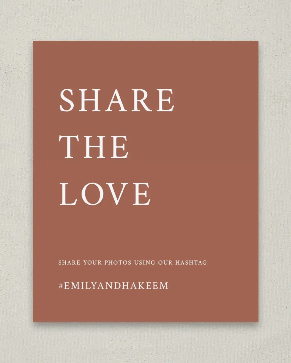 This is a 8" x 10" Share the Love Sign called Timeless Truth printed in full color with Silver foil