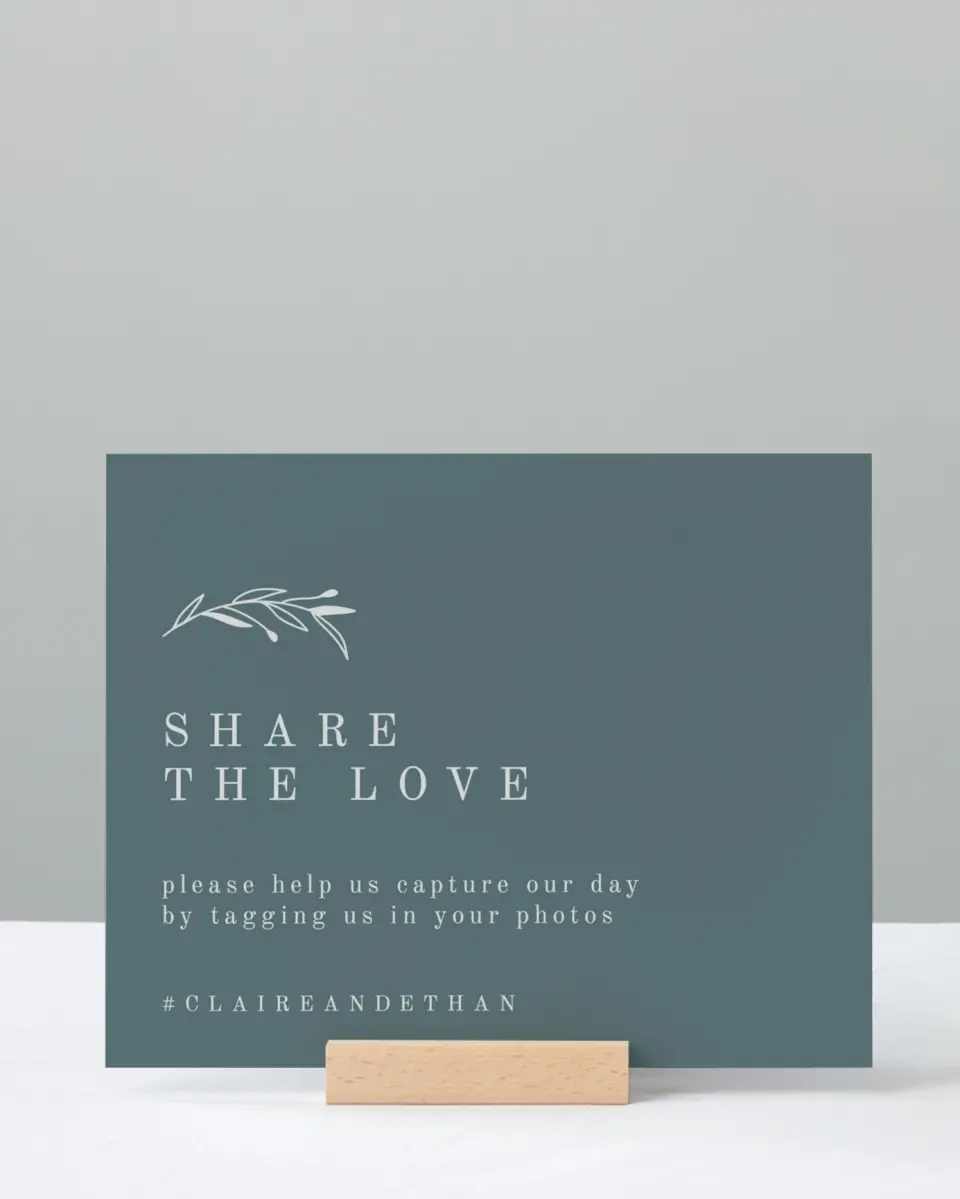 This is a 8" x 10" Share the Love Sign called Growing Arc printed in full color