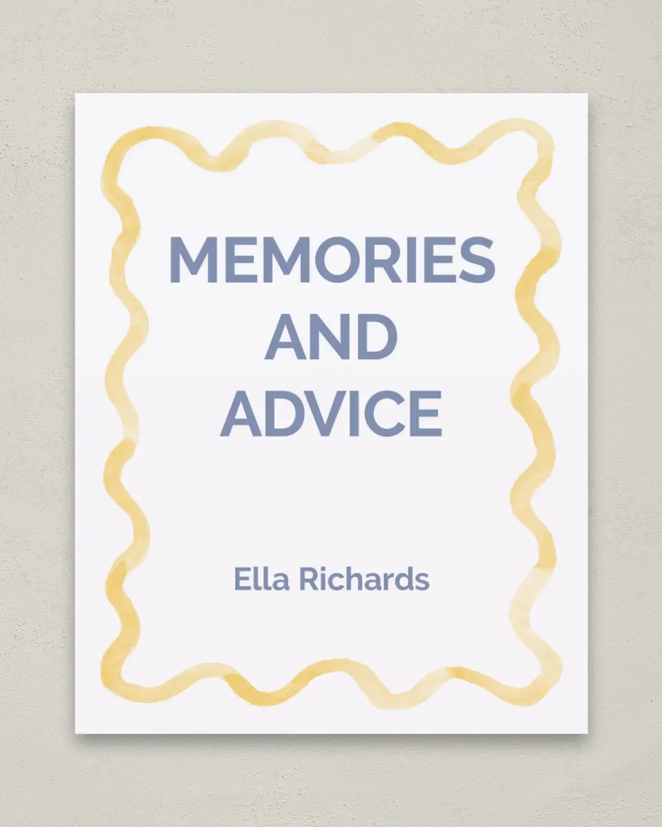 This is a 8" x 10" Memory & Advice Grad Sign called Future is Bright printed in full color